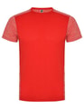 Heren Sportshirt Roly Zolder Rood-Heather-rood